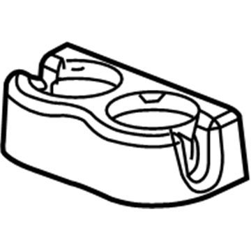 88938356 GM Cup Holder Illustration 1 of 1