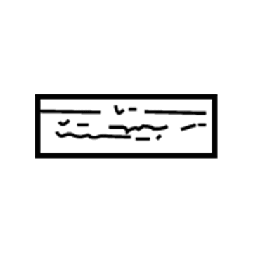 GM 25731323 A/C Label 25731323 GM A/C Label Illustration 1 of 1