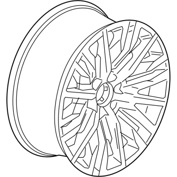 84437265 GM Wheel, Alloy, Rear Illustration 1 of 1