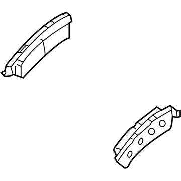 Chevy Silverado 2500 HD Brake Pads - 22960232