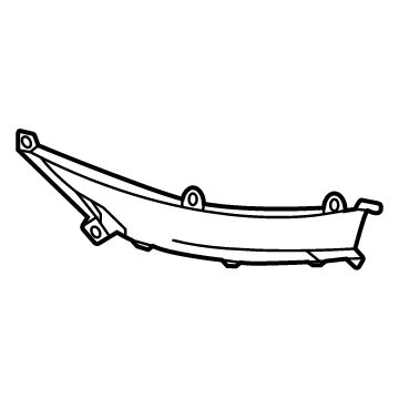 84773596 GM Duct, Passenger Side Illustration 1 of 1