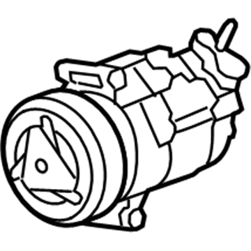 GM 84092955 Compressor 84092955 GM Compressor Illustration 1 of 1