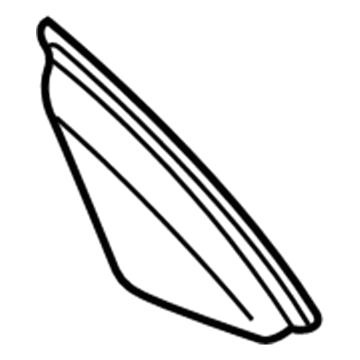 22614775 GM Upper Trim Panel, Camel; Oak, Front Driver Side Illustration 1 of 1