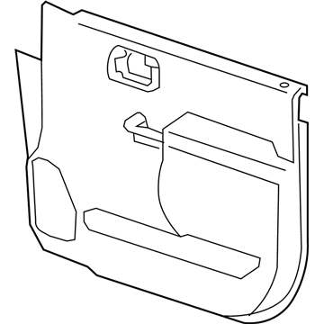 GM 84640585 Door Trim Panel, Front Passenger Side 84640585 GM Door Trim Panel, Front Passenger Side Illustration 1 of 1