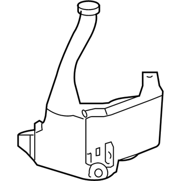 Saturn Windshield Washer Fluid Reservoir - 19151556