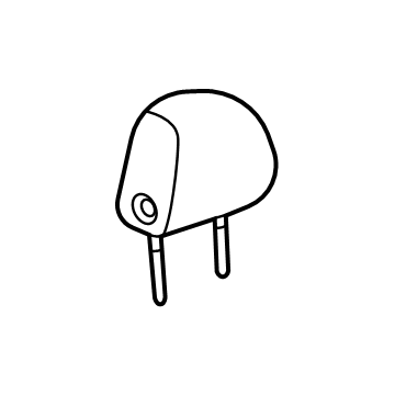 85561239 GM Headrest, Tan Illustration 1 of 1
