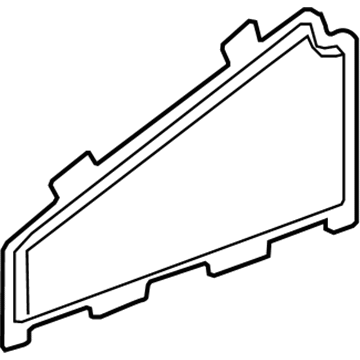 GM 22812955 Pad, Rear 22812955 GM Pad, Rear Illustration 1 of 1
