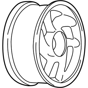 9594059 GM Wheel, Alloy Illustration 1 of 1