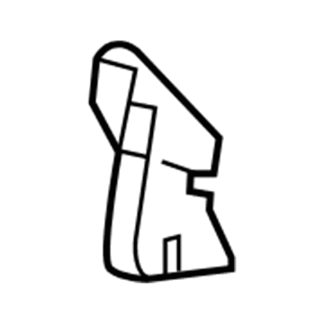 GM 25900220 Recline Cover, Driver Side 25900220 GM Recline Cover, Driver Side Illustration 1 of 1