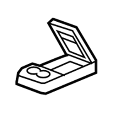 25910798 GM Armrest, Rear Driver Side Illustration 1 of 1