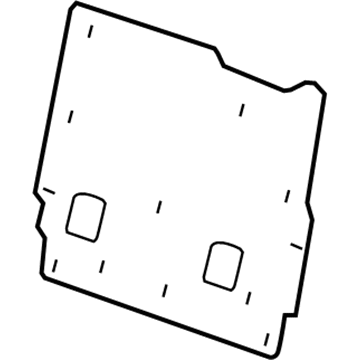 GM 20916154 Seat Back Panel, Rear Driver Side 20916154 GM Seat Back Panel, Rear Driver Side Illustration 1 of 1