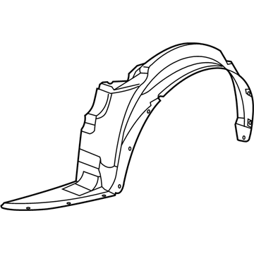 Saturn Fender Splash Shield - 10365802