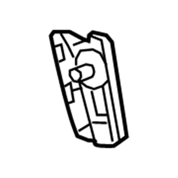 13297071 GM Tensioner Cover, Black Illustration 1 of 1