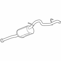 Chevrolet Colorado Muffler - 25878015 Muffler & Pipe