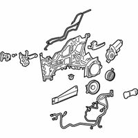 Buick Terraza Window Regulator - 15924354 Lock Module, Front Passenger Side