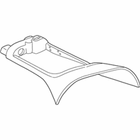 Chevrolet Corvette Center Console - 12458556 Lower Cover