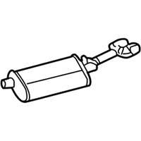 Cadillac DeVille Muffler - 25693403 Muffler & Pipe, Driver Side