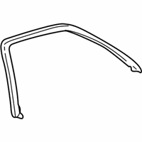 Cadillac CTS Weather Strip - 25778960 Belt Weatherstrip, Rear Upper