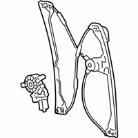 Buick LaCrosse Window Regulator - 25980394 Window Regulator, Front Driver Side