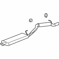 Buick Rendezvous Muffler - 15237144 Muffler & Pipe
