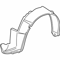 Chevrolet Venture Fender Splash Shield - 10434829 Fender Liner, Front Inner Passenger Side