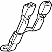 Chevrolet Silverado 1500 Seat Belt - 89026320 Buckle End