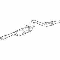 GMC Sierra 1500 Muffler - 20779916 Muffler & Pipe