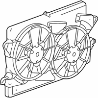 Chevrolet Equinox Fan Shroud - 89024963 Fan Shroud
