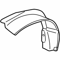 Chevrolet Classic Fender Splash Shield - 22603519 Fender Liner, Front Inner Driver Side