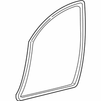Cadillac DeVille Weather Strip - 25721147 Surround Weatherstrip, Front Driver Side