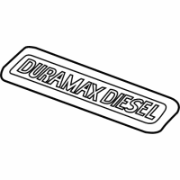 GMC Savana 2500 Emblem - 84682637 Nameplate, Rear