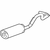 GMC Savana 1500 Muffler - 25849057 Muffler W/Tpipe