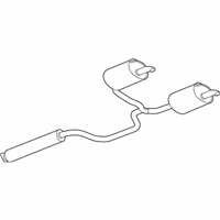 Buick LaCrosse Muffler - 15894106 Muffler & Pipe