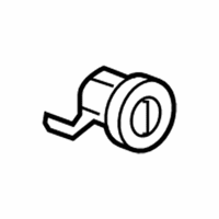 Chevrolet Silverado 1500 Trunk Lock Cylinder - 25775278 Lock Cylinder, Rear
