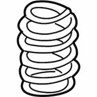 Chevrolet Uplander Coil Springs - 22132417 Coil Spring, Rear