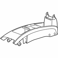 Cadillac Center Console - 25740592 Console Base, Gray