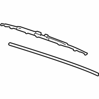 Chevrolet Malibu Wiper Blade - 22675854 Wiper Blade, Passenger Side, Steel