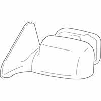 Pontiac Side View Mirrors - 88969941 Mirror Assembly, Black