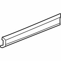 Chevrolet Astro Door Moldings - 88980880 Molding, Blue; Silver