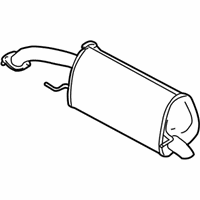 Chevrolet Aveo Muffler - 96654227 Muffler