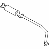Chevrolet Aveo Muffler - 96654214 Resonator & Pipe