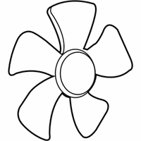 Cadillac Radiator fan - 25767915 Cooling Fan, Driver Side