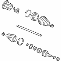 GMC Savana 2500 Axle Shaft - 88982496 Axle Assembly