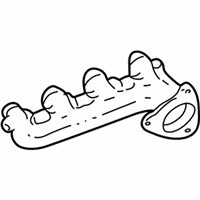 GMC C3500 Exhaust Manifold - 12557359 Exhaust Manifold, Driver Side