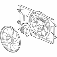 Chevrolet Cobalt Radiator fan - 19417092 Fan Shroud