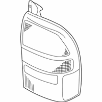 Chevrolet Tracker Tail Light - 91174691 Combination Lamp Assy