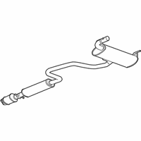 Chevrolet Malibu Muffler - 25919673 Muffler & Pipe