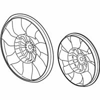 Chevrolet Malibu Radiator fan - 20757668 Fan Blade, Passenger Side