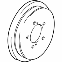 Chevrolet Tracker Brake Drum - 30024672 Drum, Rear