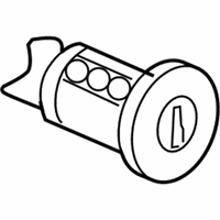 Cadillac SRX Door Lock Cylinder - 25756081 Lock Cylinder